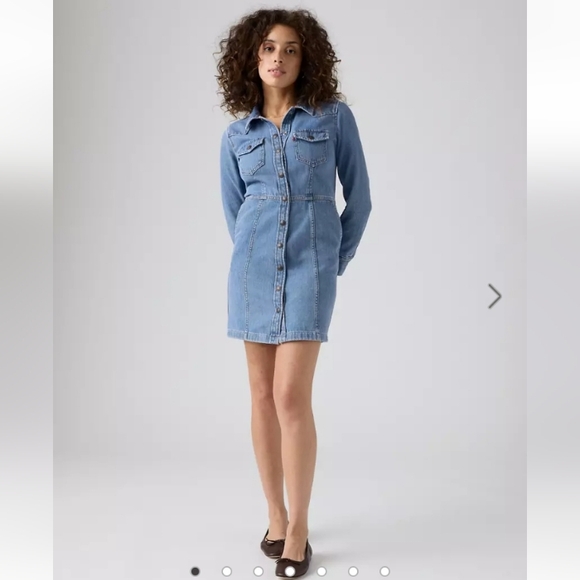 Levi's Dresses & Skirts - Levi's Flynn Western Dress Large